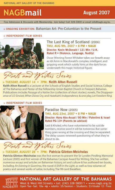 thebahamasweekly com nagb august 2007 events calendar 2007 calendar august