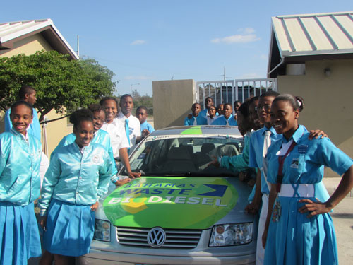 Aquinas-Students-With-Bahamas-Waste-Biodiesel-Car.jpg
