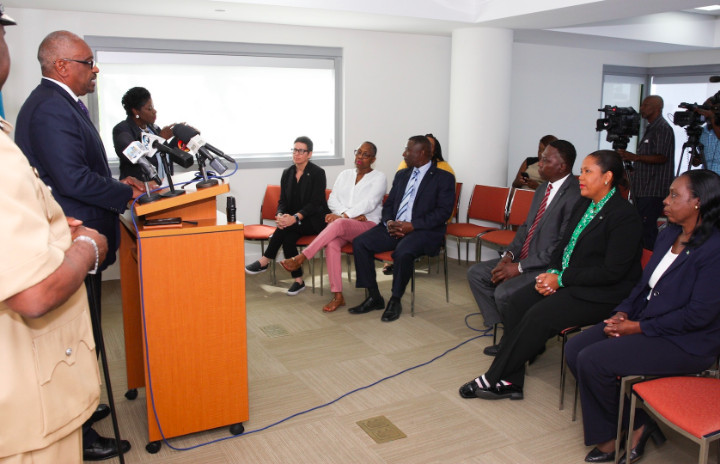 Prime_Minister_Minnis__Minister_Renward_Wells_and_OPM_Officials_at_Press_Conference_LPIA_March_23_2019.jpg