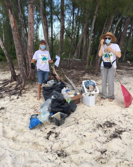 Patrizia_Palmarini_and_Jill_Cooper_________with_their_haul_of_marine_debris_from_Fortune_Beach_for__International________Coastal_Cleanup_Dayj.jpg