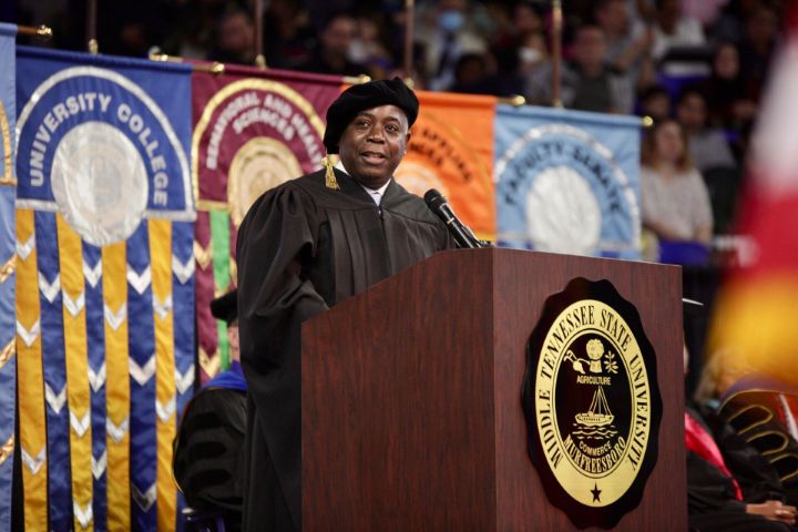 Prime Minister Davis delivered a commencement speech at Middle Tennessee State University.jpg