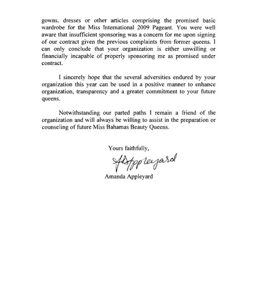 letter of resignation from a club