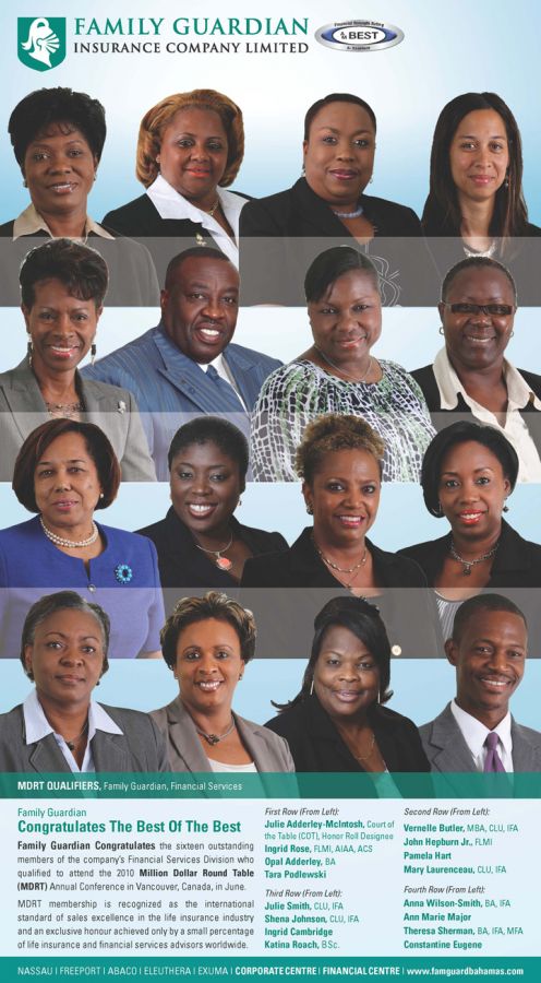 Thebahamasweekly Com Family Guardian Congratulates 2010 Million Mdrt Ad Jpg