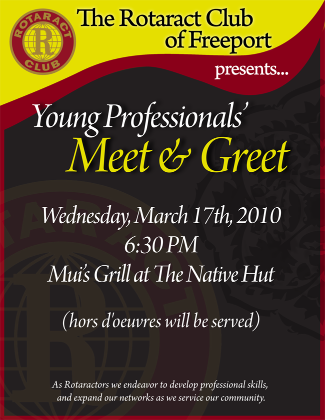 meet and greet flyers