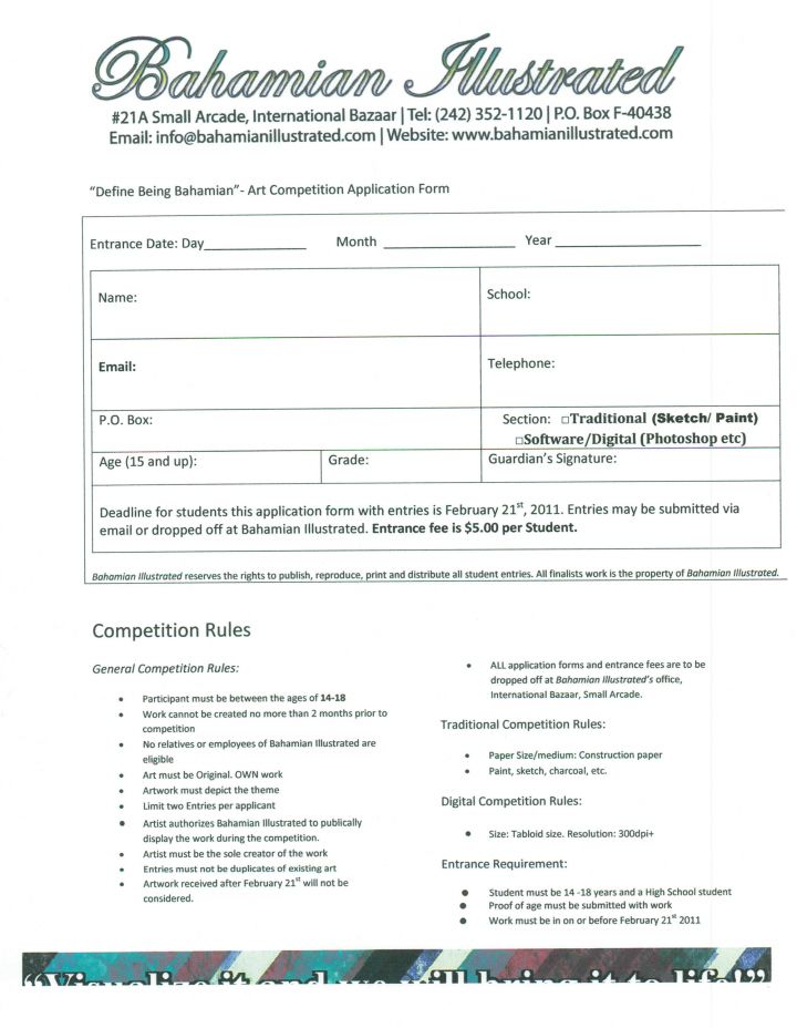 thebahamasweekly com define being bahamian high school art competition define form in art
