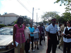 Karen Radley on Urban Renewal  St  Cecilia Community Walkabout   Bahamas Local News